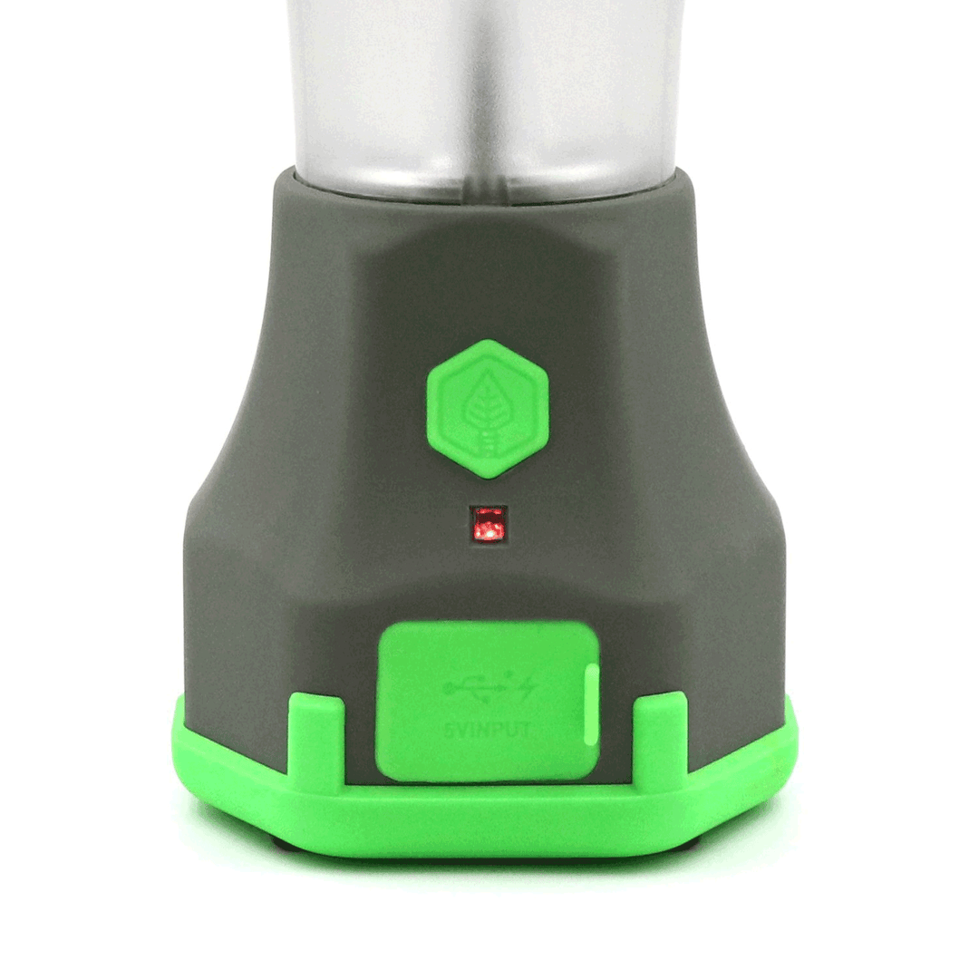 Atlas Fire Solar Camping Lantern front close up