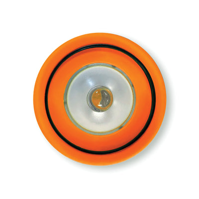 PUC Expandable Lantern Charger Orange 3 Color LED top view