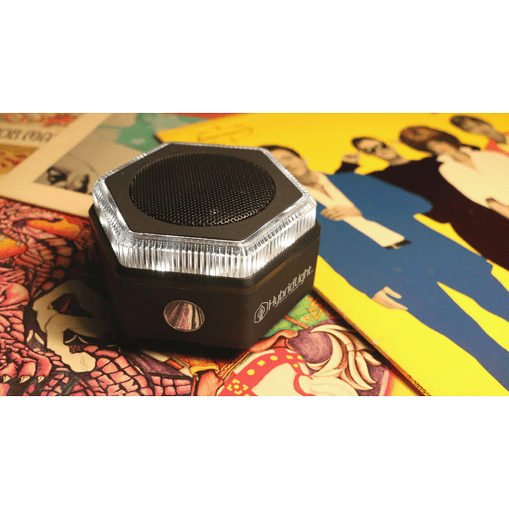 HEX Solar Speaker Charger on table