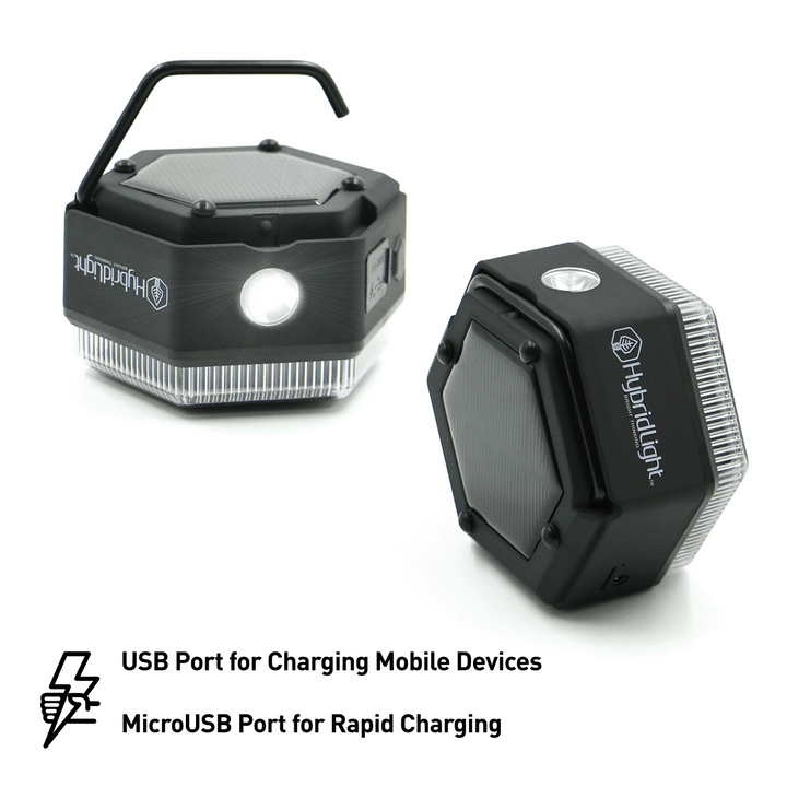 HEX Solar Speaker Charger solar panel hook and light