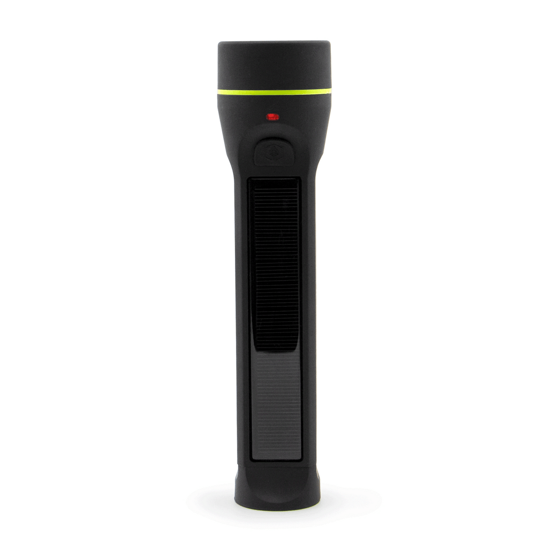 Journey 1000 Solar Flashlight Black front