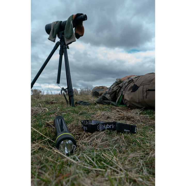 Journey 1000 Solar Flashlight Black hunting tripod