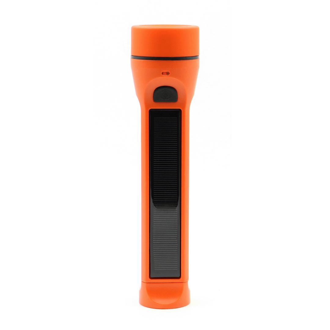 Journey 1000 Solar Flashlight Orange front