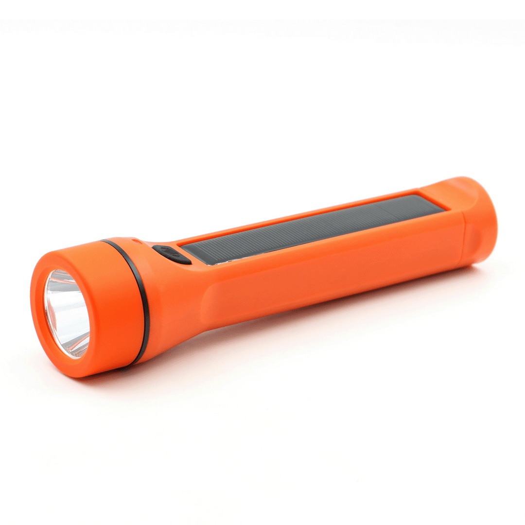 Journey 1000 Solar Flashlight Orange left side