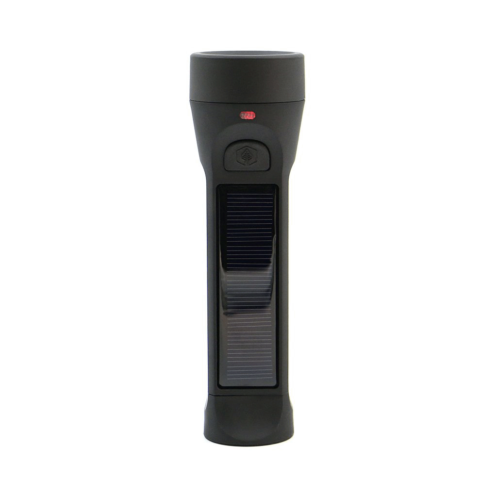 Journey 200 Solar Flashlight black front