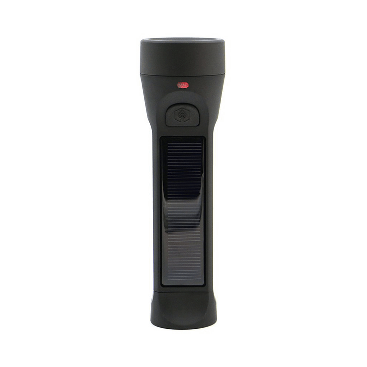 Journey 200 Solar Flashlight black front