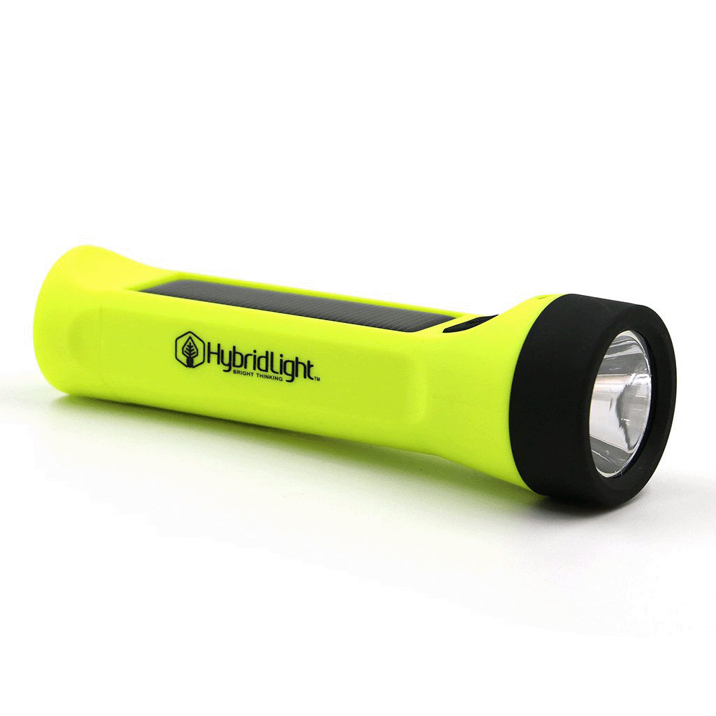 Journey 200 Solar Flashlight yellow right side
