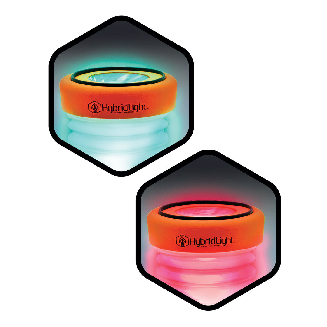 PUC 150 Expandable Solar Lantern Orange green and red leds