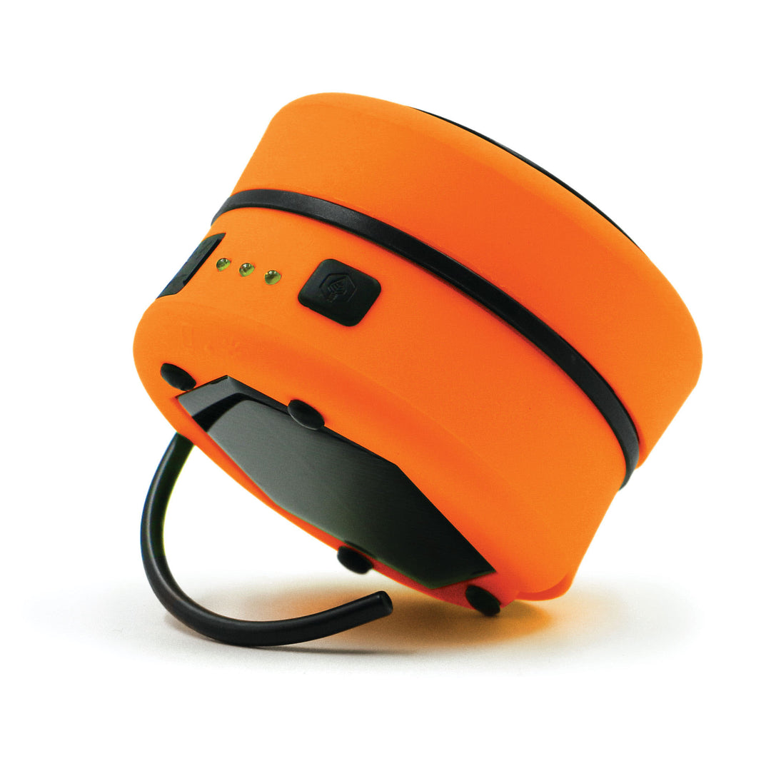 PUC 150 Expandable Solar Lantern Orange solar panel and hook